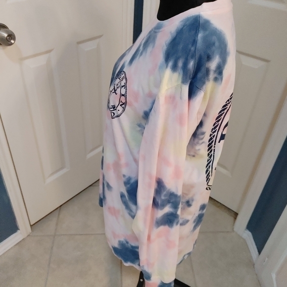 NWOT Exist Tie Dye Long Sleeved shirt w Destin Florida Logo XL - Picture 7 of 15